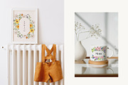 Petite Bunnies & Spring Wildflowers, a Seasonal Illustration by Catch the Dream Art (Thumbnail 10 of 14)