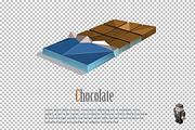 Vector chocolate bar, an Object Graphic by lemonoff (Thumbnail 2 of 2)