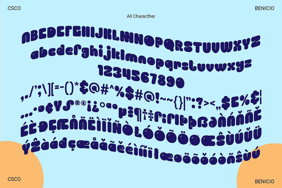 Benicio – Playful Font, a Sans Serif Font by Craft Supply Co. (Photo 8 of 8)