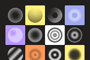 Radial Halftone Vectors, a Duotone Icon by Brickclay (Thumbnail 5 of 7)