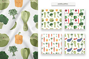 Fresh vegetables vector set, a Decorative Illustration by GingerbirbArt (Thumbnail 5 of 6)