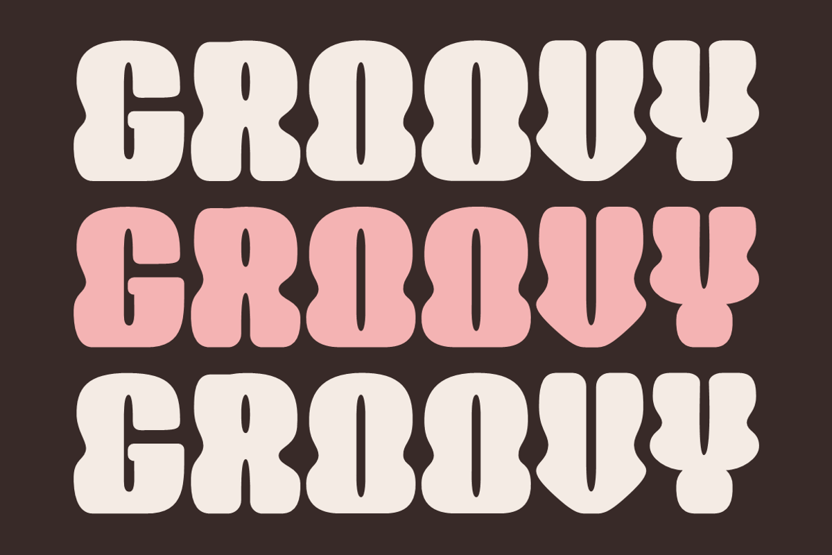 Vibes Bloze - Groovy Font, a Sans Serif Font by Iqsiart Studio (Photo 2 of 10)