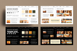 Mood Board Template, an UI Kit Template by MightyDesign