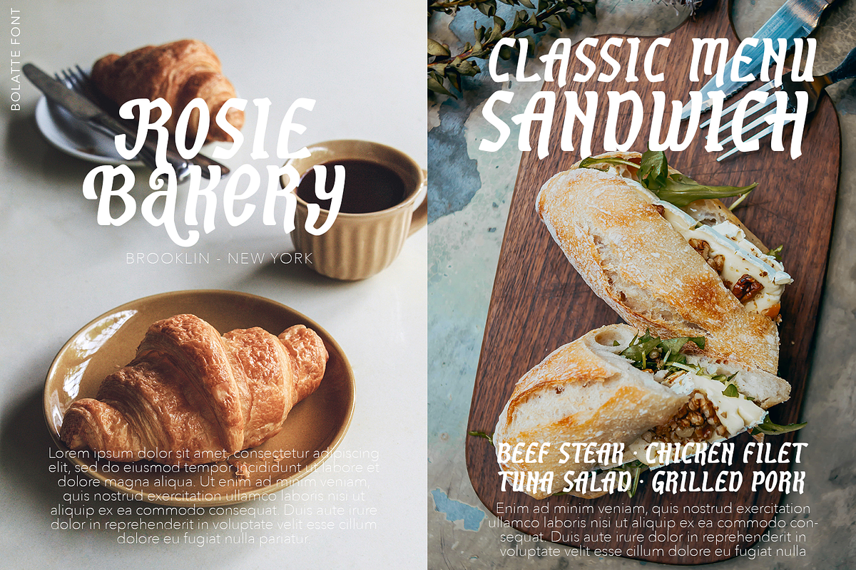 Bolatte Display Font, a Font by madeDeduk (Photo 4 of 10)