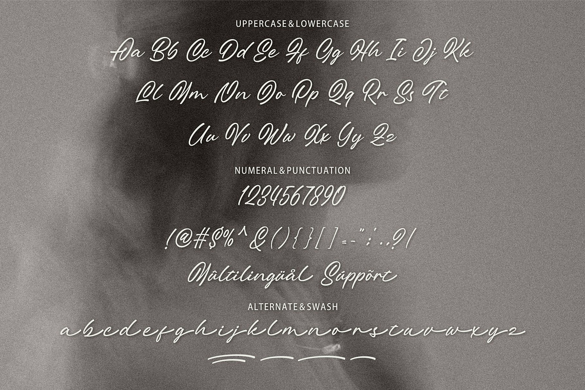 Mistyland - Calligraphy Script Font, a Script Font by HanzelSpace Studio (Photo 9 of 9)