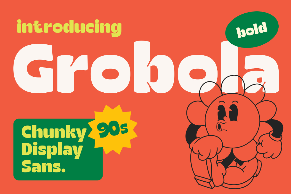 Grobola, a Sans Serif Font by Brand_Hero (Photo 1 of 12)