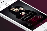 Messenger Template for iPhone, an UI Kit Template by Made by Rheon (Thumbnail 2 of 5)