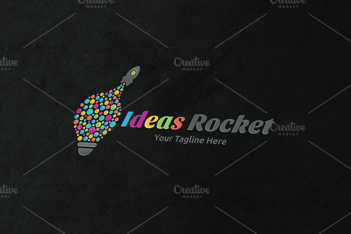 Ideas Rocket - Logo Template, a Branding & Logo Template by Martin-Jamez