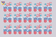 Snowman Christmas Train Bundle, a Seasonal Illustration by animatizmagix (Thumbnail 4 of 4)