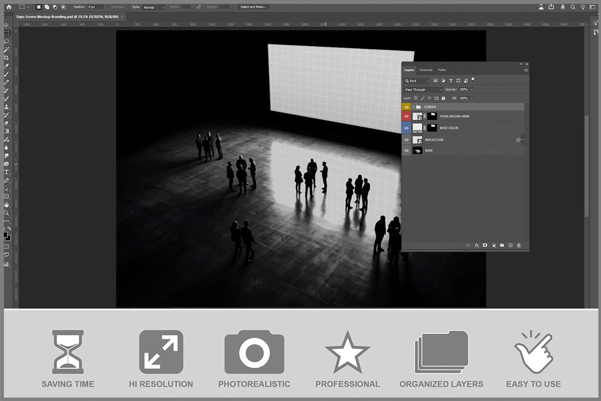 Expo Screen Branding PSD, an Android Mockup by Bruno's Shop (Photo 2 of 3)