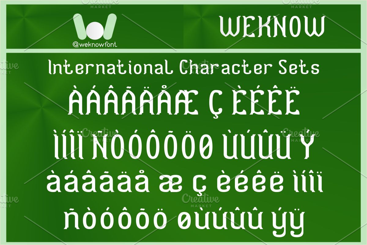 Optical Illusion font, a Font by weknow (Photo 8 of 8)