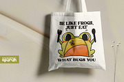 Funny Frog Quotes Sublimation  Tee, an Animal Illustration by creationsbyapuruh (Thumbnail 3 of 6)