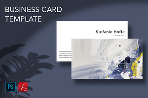 Abstract Art Business Card Template