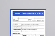 Employee Performance Review, a Stationery Template by MightyDesign (Thumbnail 2 of 8)