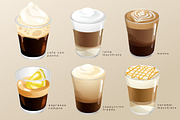 Big Set of Espresso Menu, an Object Graphic by Daraon (Thumbnail 3 of 4)
