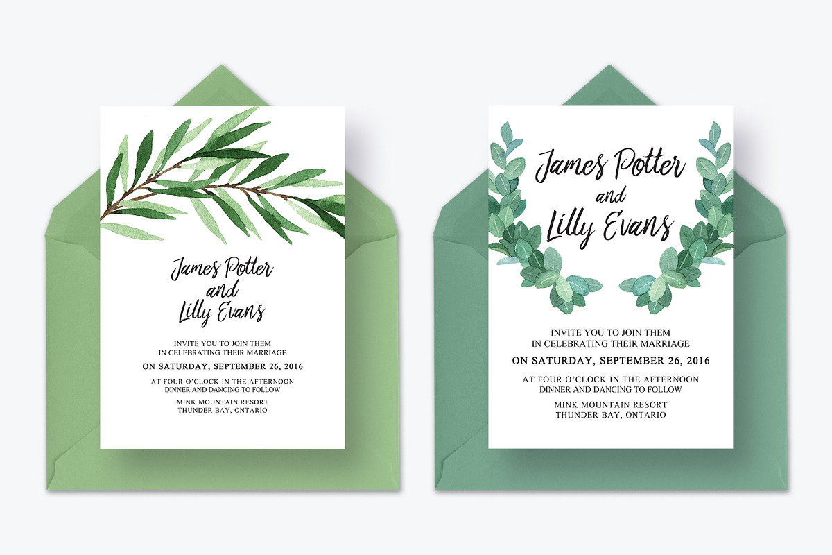 Tremendous Eucalyptus Collection, an Invitation Template by Knotted Design (Photo 15 of 24)