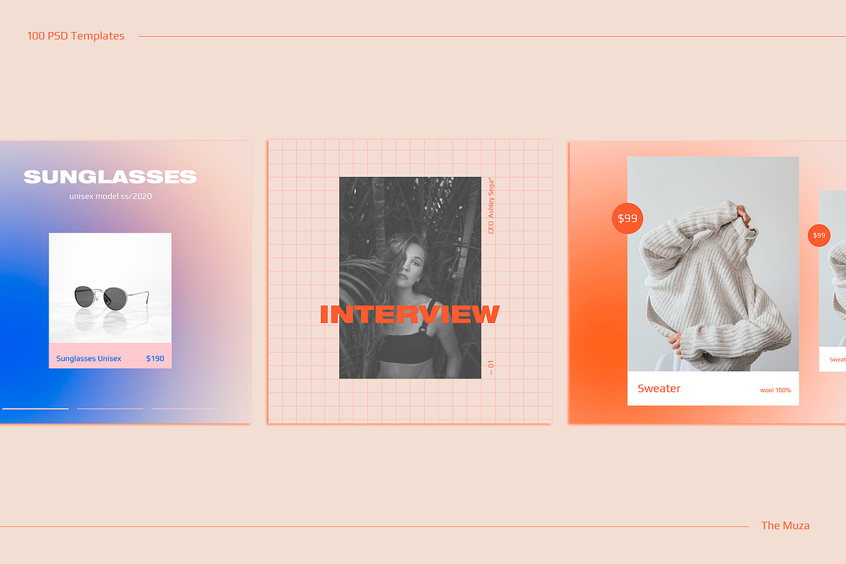 100 Insta Coach Creator Social Kit, a Social Media Template by The Muza (Photo 6 of 10)