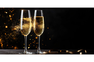 New year celebration background with, a Holiday Photo by ZinetroN