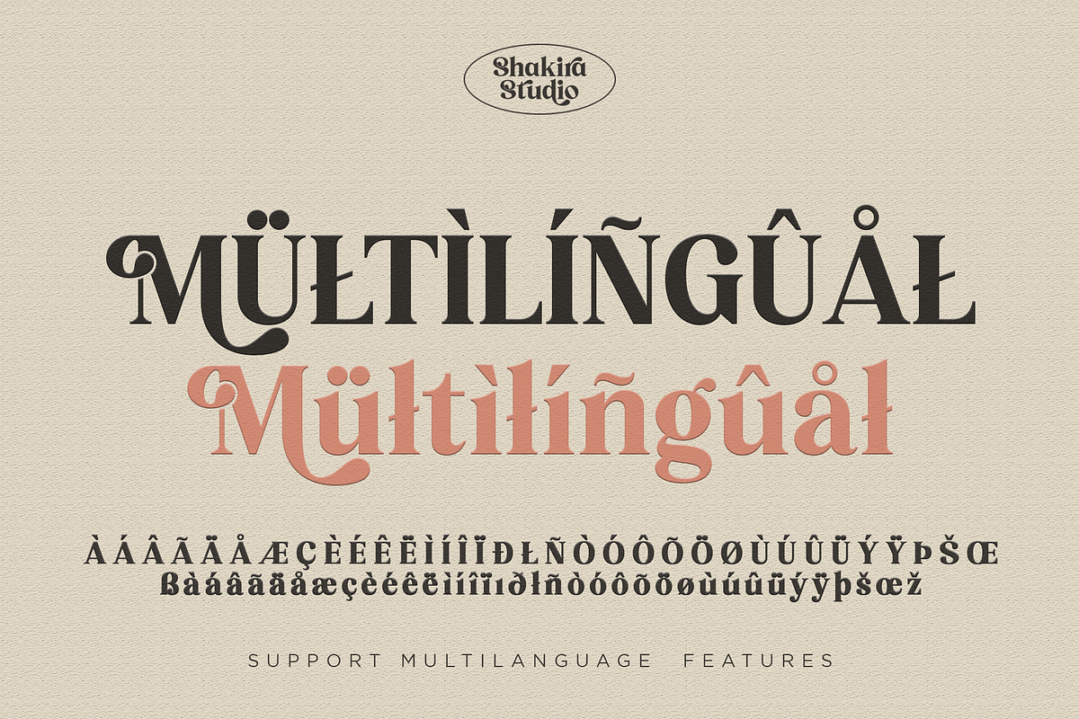 Thimble Village - Serif Display Font, a Serif Font by Shakira Studio (Photo 10 of 10)