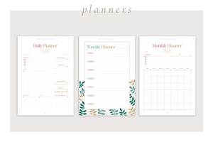 Wellness Journal Canva & Printable