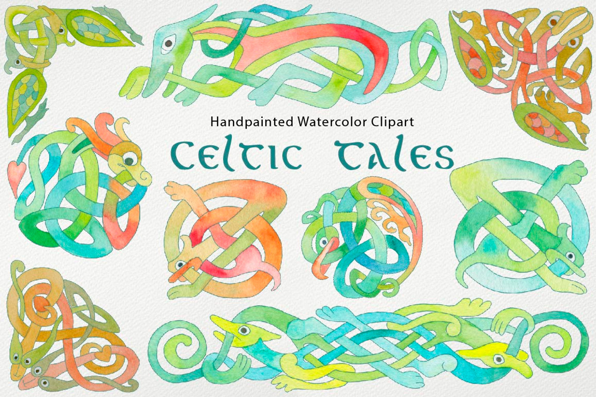 Watercolor Clipart St Patricks Day, an Illustration by LittleAcornGraphics (Photo 5 of 5)