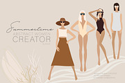 Summertime. Women CREATOR, a Person Illustration by AnMark (Thumbnail 1 of 9)