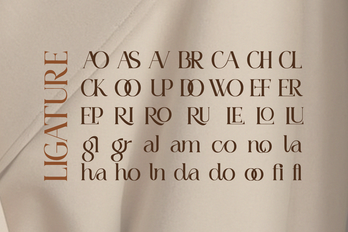 Gekarlo - Modern Stylish Fancy, a Serif Font by Qweera Studio (Photo 10 of 12)