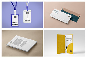 Stationery Branding Mockups Vol.6