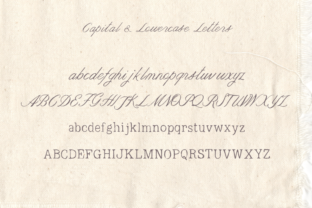 Lottie Pencil Script & Type Duo, a Script Font by Margot + Co (Photo 4 of 11)