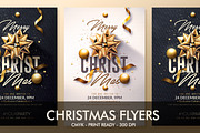 Christmas Invitation - Flyer PSD, a Flyer Template by Rome B Creation (Thumbnail 1 of 2)
