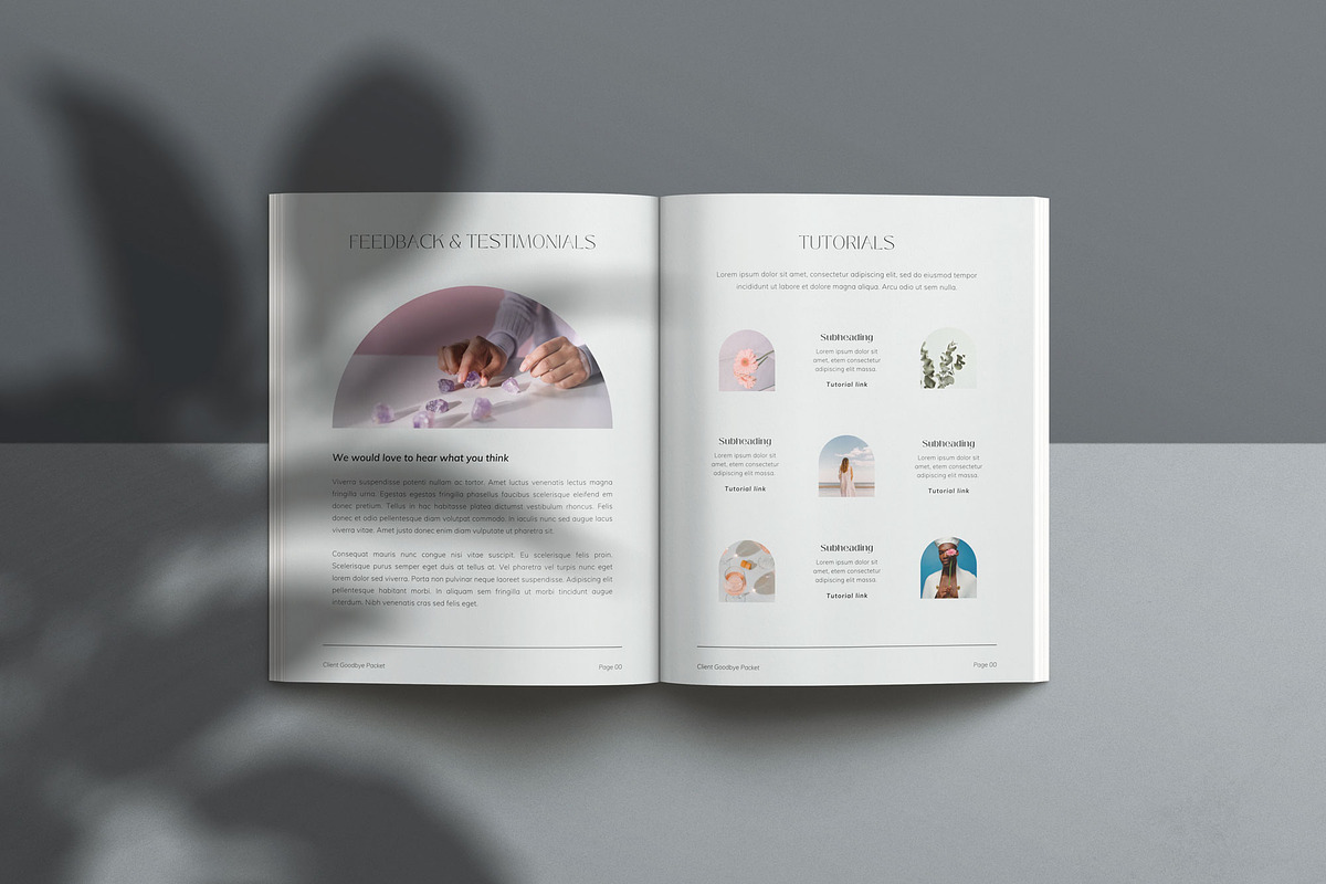 Client Goodbye Packet Canva Template, a Magazine Template by Sierra Creative Studio (Photo 10 of 12)