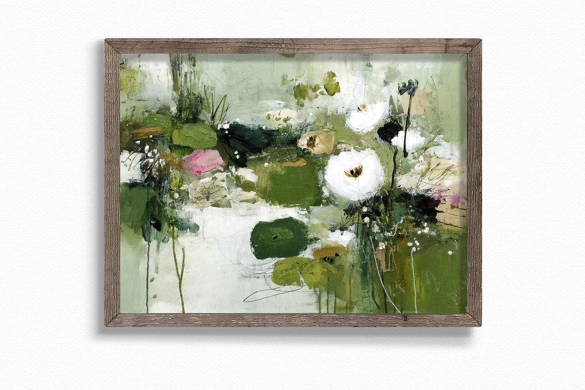 Abstract Lily Pond, a Decorative Illustration by rileyBgraphics (Photo 3 of 7)