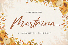 Martina - Handwritten Font