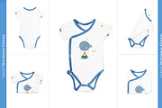 20x Baby Onesies BUNDLE Mock-up Sets, a Books & Magazine Mockup by BlackMocca (Thumbnail 13 of 28)