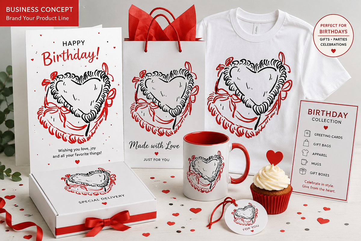 Birthday Party Clip Art SVG, PNG, a Decorative Illustration by Anada Arty (Photo 10 of 25)