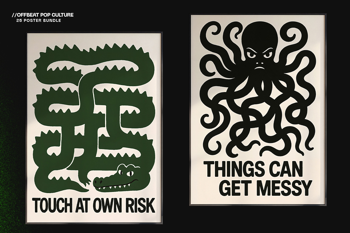 Offbeat - Pop Culture 2, a Graphic by Wall Art Print Studio (Photo 6 of 9)