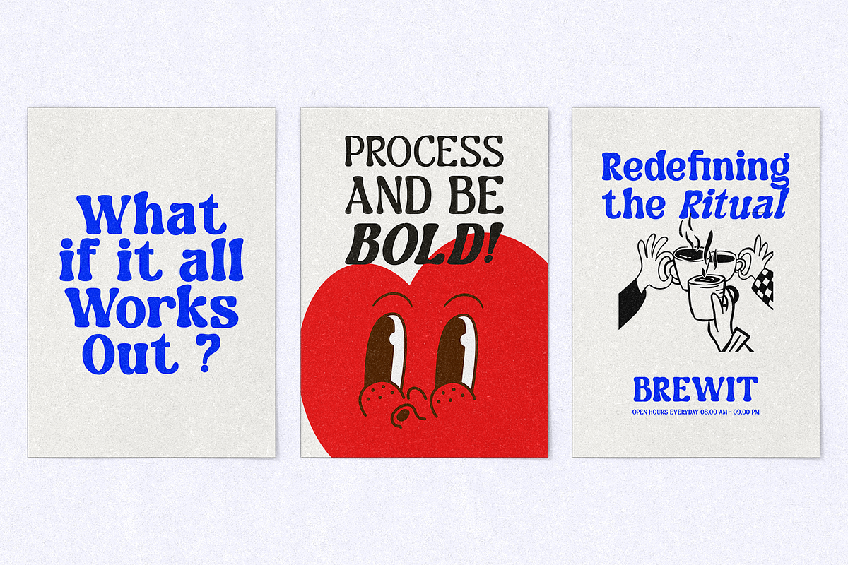 Guffier - Retro Display Typeface, a Serif Font by Typetemp Studio (Photo 8 of 12)