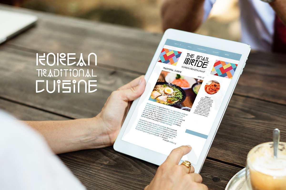 Bomsan – korean style font, a Sans Serif Font by My May Day (Photo 7 of 11)