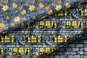 Happy Halloween clipart and paper, a Decorative Illustration by Artmanata (Thumbnail 8 of 16)