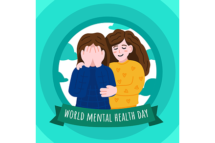 World Mental Health Day Concept