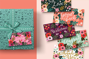 Florence Gift Tags, a Card Template by Werlang Paper