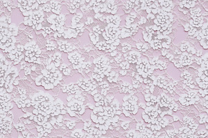Seamless delicate Florentine lace fabric featuring intricate floral patterns on, a Texture Graphic by Textures & Backgrounds