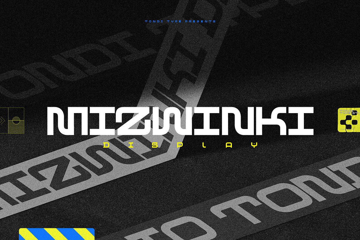 Mizwinki Display Font Family, a Sans Serif Font by Tondi Type Studio (Photo 1 of 12)