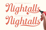 Nightalls Delight Bold Script, a Script Font by timelesstype.co (Thumbnail 15 of 20)