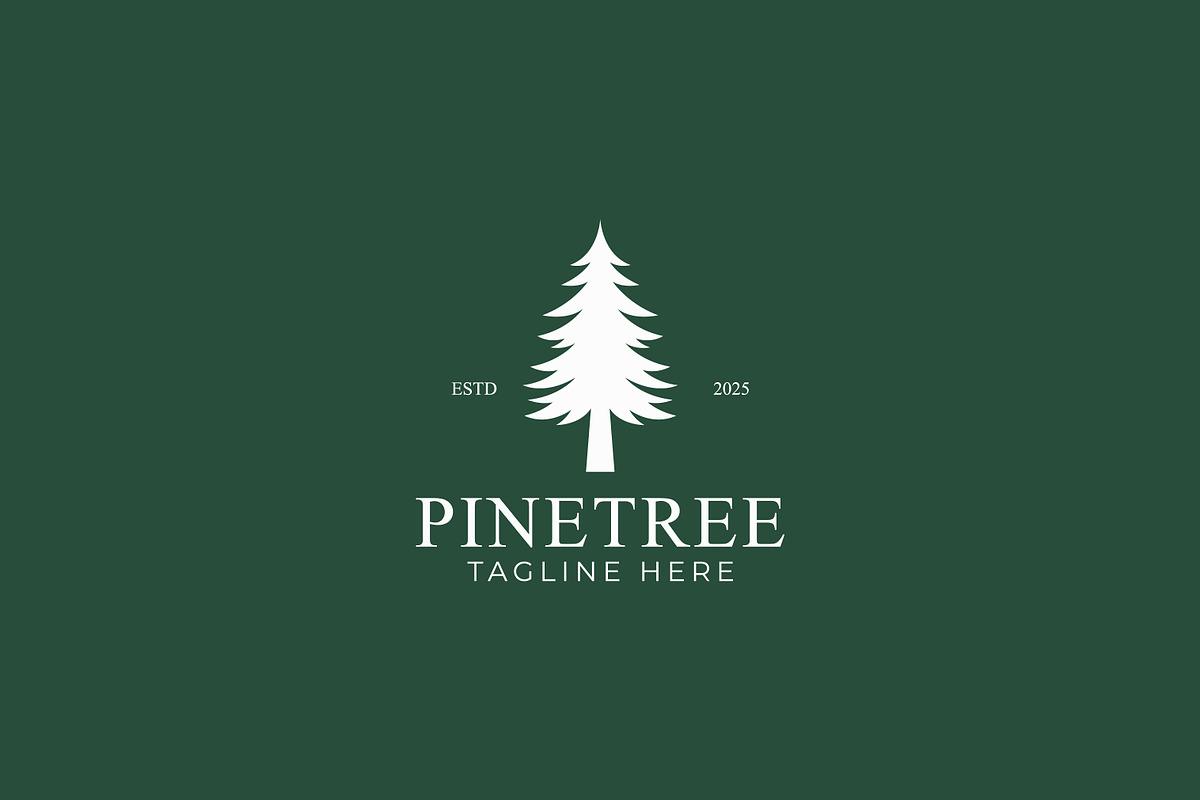 Pine Tree Logo Nature Harmony, a Branding & Logo Template by Signatoro (Photo 3 of 3)