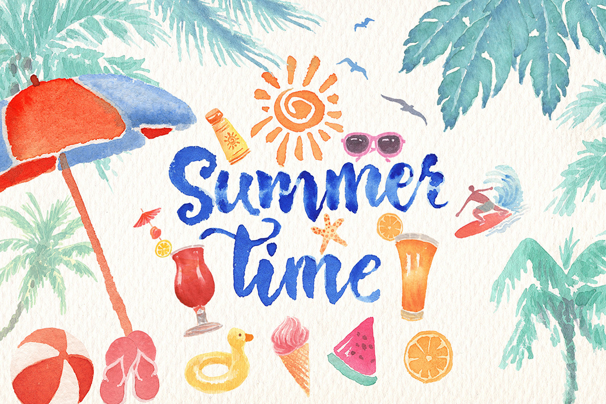 Summer time clipart, a Food Illustration by Art & Things (Photo 6 of 6)