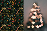 Christmas Seamless Patterns, a Pattern Graphic by Emilie Cliche (Thumbnail 5 of 8)