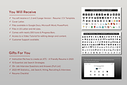 ATS Resume CV Word & Google Docs 30, a Resume Template by MrCam Template Resume|CV (Thumbnail 6 of 8)