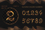 8 GLOWING METAL FONTS / 8 BRUSHES, a Handwritten Font by Nadin_Lebedeva (Thumbnail 7 of 16)