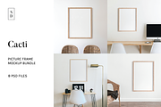 Frame Mockup Bundle - Cacti, a Household Mockup by Saguaro Digital (Thumbnail 1 of 13)